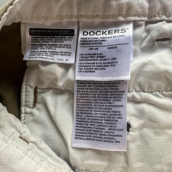 Dockers Men's Khaki Shorts Big and Tall No Size Go By Measurements in Pics - Picture 6 of 9